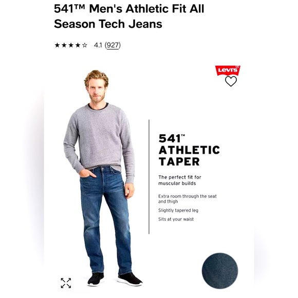 Levi's Other - 541 Levi’s athletic taper jeans NWT‎